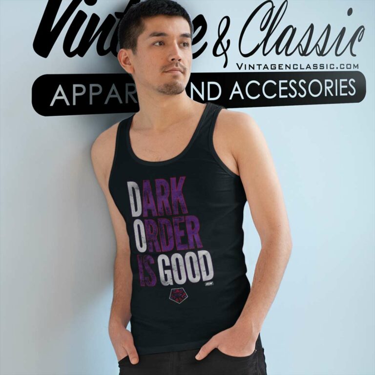 Aew Dark Order Is Good Tank Top Racerback Aew Dark Order Is Good Tank Top Racerback