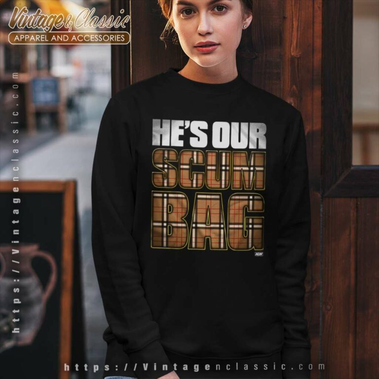 Aew Mjf Hes Our Scum Bag Sweatshirt Aew Mjf Hes Our Scum Bag Sweatshirt