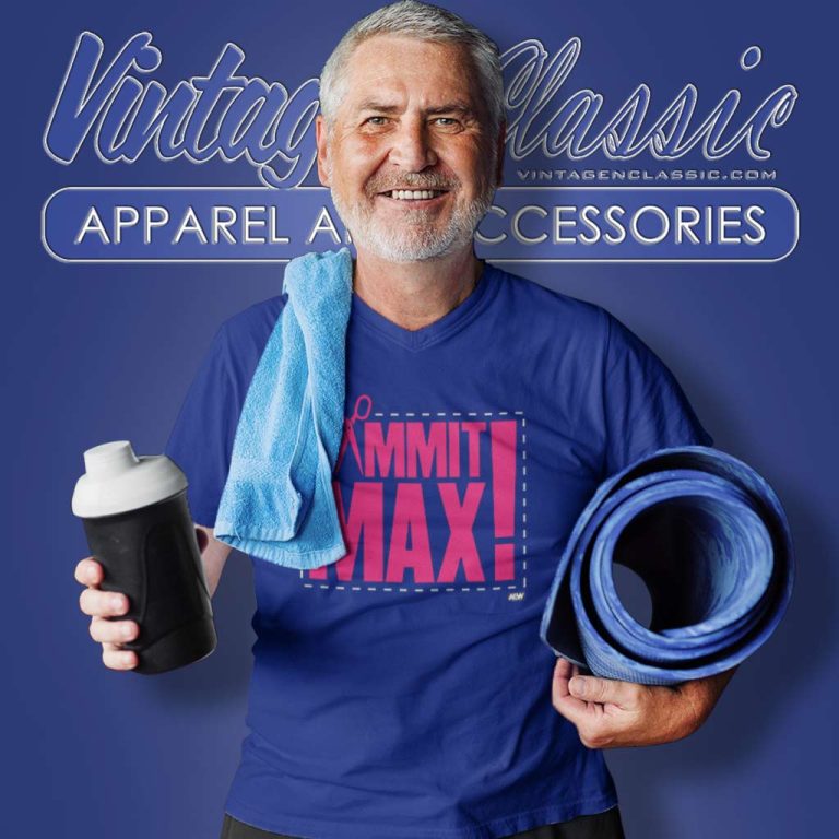 Aew The Acclaimed Dammit Max V Neck TShirt Aew The Acclaimed Dammit Max V Neck TShirt