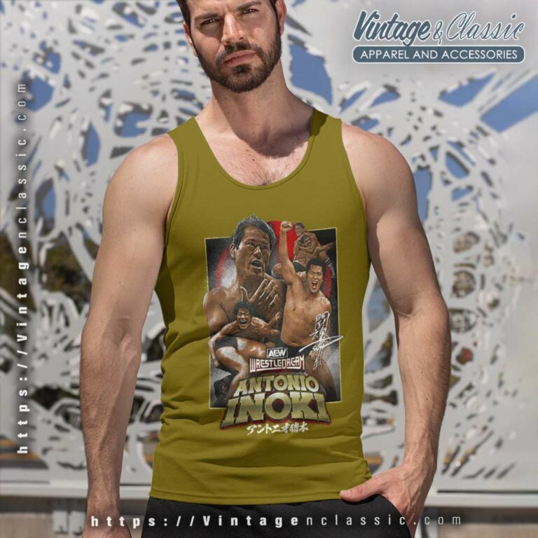 Aew Wrestledream 2023 Antoni Inoki Event Tank Top Racerback Aew Wrestledream 2023 Antoni Inoki Event Tank Top Racerback