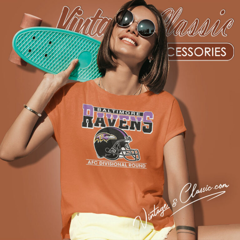 Afc Divisional Round Baltimore Ravens Helmet Women T Shirt Afc Divisional Round Baltimore Ravens Helmet Women T Shirt