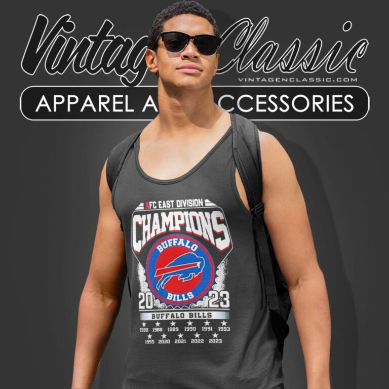 Afc East Division Champions Buffalo Bills 2023 Tank Top Racerback Afc East Division Champions Buffalo Bills 2023 Tank Top Racerback