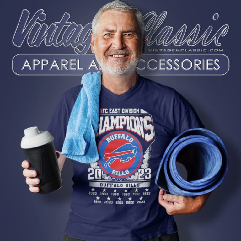 Afc East Division Champions Buffalo Bills 2023 V Neck TShirt Afc East Division Champions Buffalo Bills 2023 V Neck TShirt