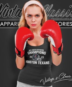 Afc South Division Champions Houston Texans 2023 Helmet Tank Top Racerback
