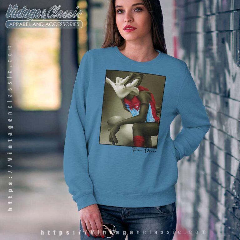 Afl Sydney Swans Daffy Duck Sweatshirt Afl Sydney Swans Daffy Duck Sweatshirt