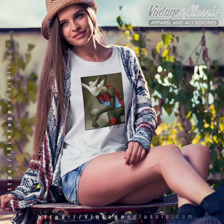 Afl Sydney Swans Daffy Duck Women TShirt Afl Sydney Swans Daffy Duck Women TShirt