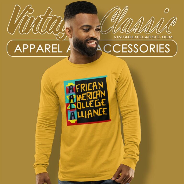 African American College Alliance Aaca Long Sleeve Tee African American College Alliance Aaca Long Sleeve Tee