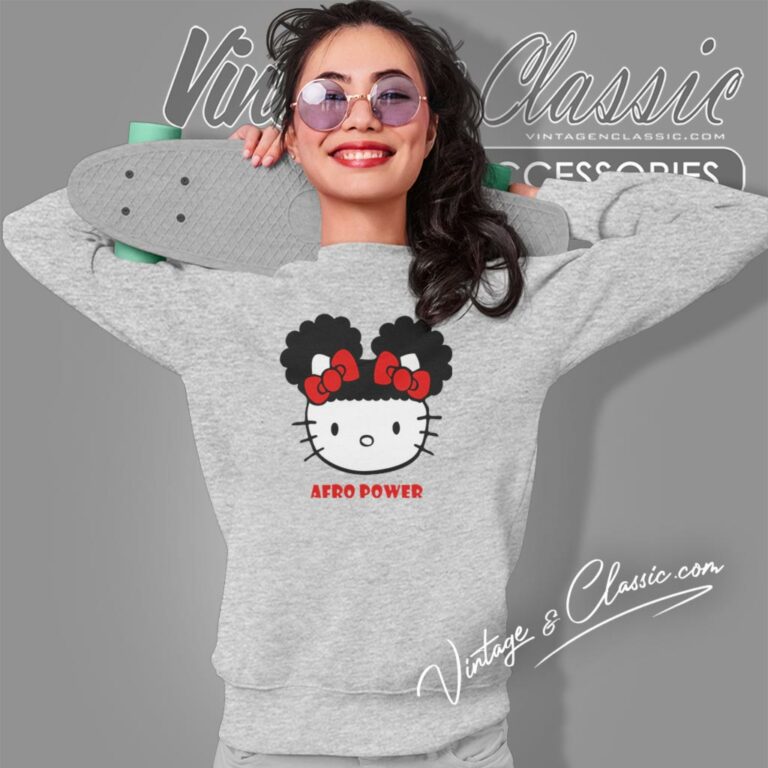 Afro Hello Kitty Sweatshirt Afro Hello Kitty Sweatshirt