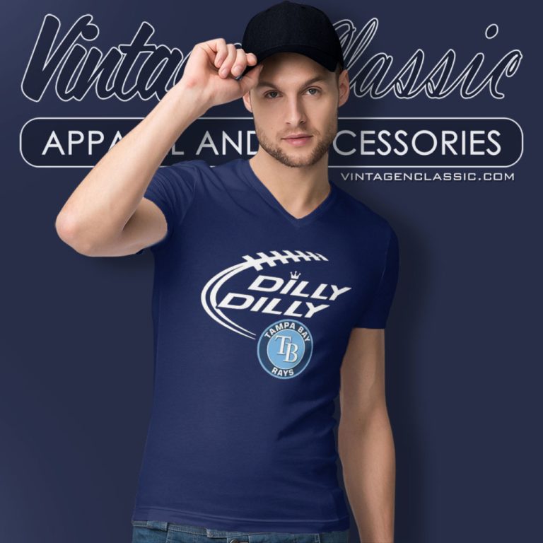 Agr Dilly Dilly Tampa Bay Rays V Neck TShirt Agr Dilly Dilly Tampa Bay Rays V Neck TShirt