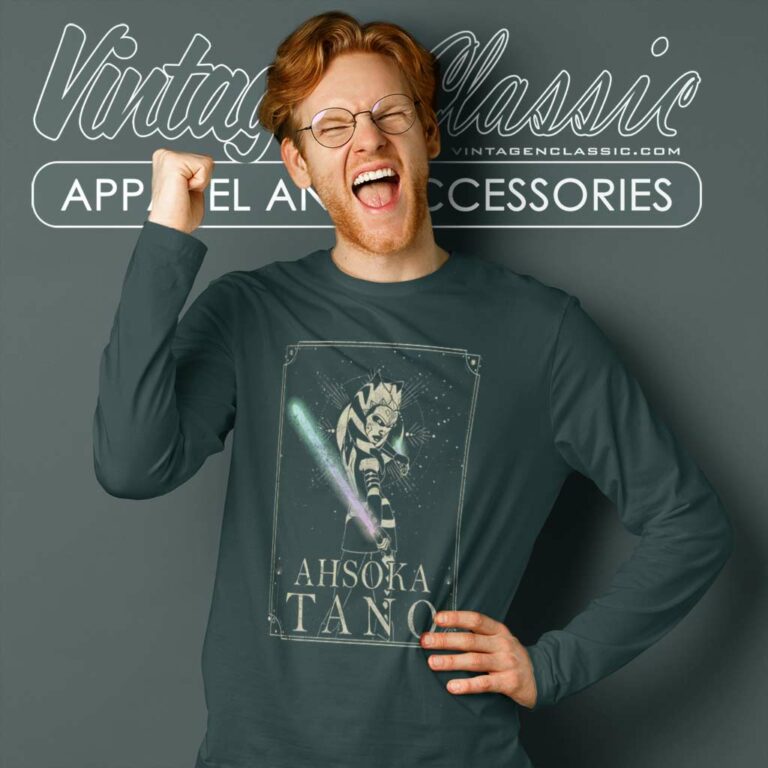Ahsoka Tano Celestial Portrait Shirt The Clone Wars Long Sleeve Tee Ahsoka Tano Celestial Portrait Shirt The Clone Wars Long Sleeve Tee
