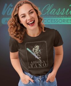 Ahsoka Tano Celestial Portrait Shirt The Clone Wars Women TShirt