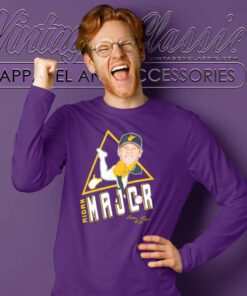 Aidan Major Virginia Mountaineers Fan Long Sleeve Tee