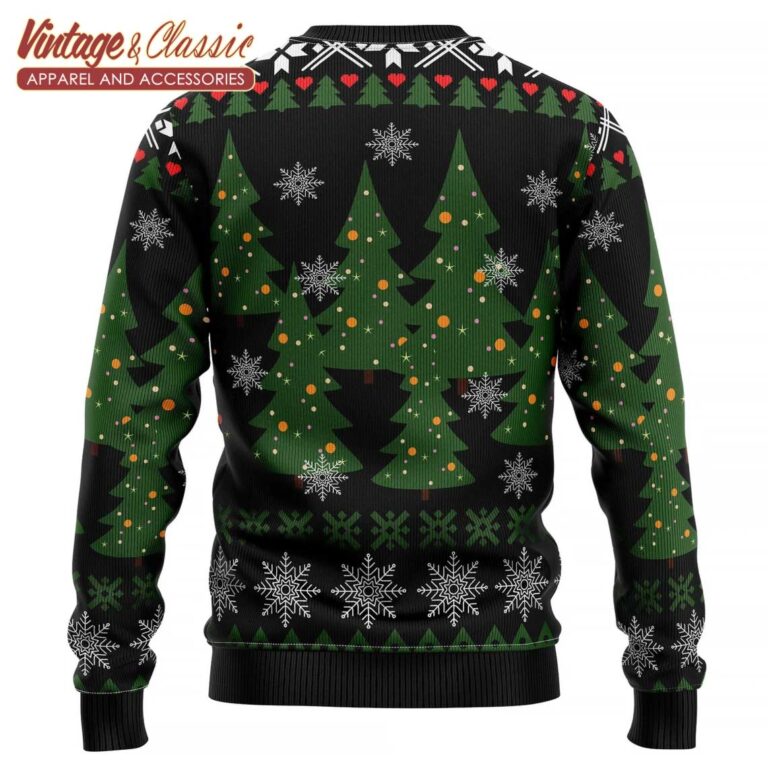 Aint No Laws When You Drink With Claus Ugly Christmas Sweater back Aint No Laws When You Drink With Claus Ugly Christmas Sweater back