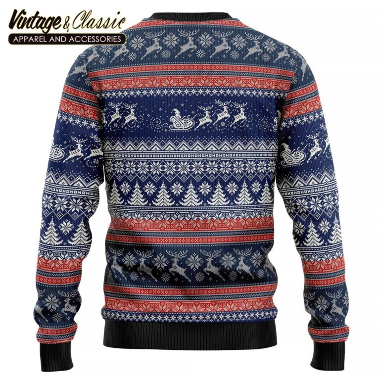 Aint No Laws When Youre Drinking With Claus Ugly Sweater back Aint No Laws When Youre Drinking With Claus Ugly Sweater back