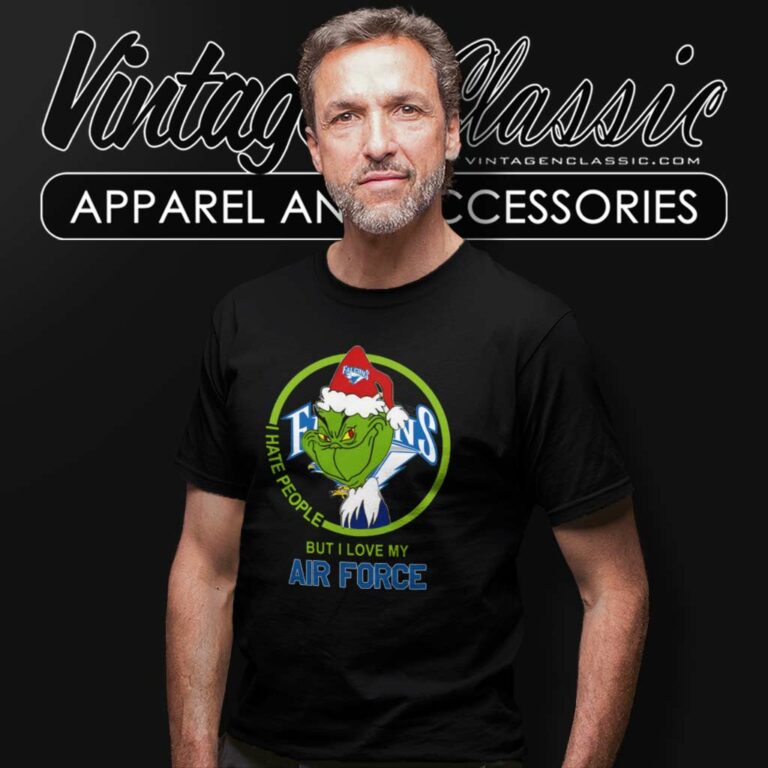 Air Force Falcons Ncaa Christmas Grinch Shirt I Hate People But I Love My Air Force T Shirt Air Force Falcons Ncaa Christmas Grinch Shirt I Hate People But I Love My Air Force T Shirt