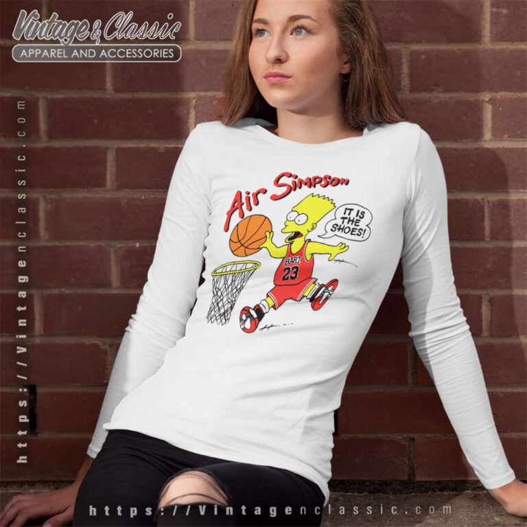 Air Simpson Bart Simpson Long Sleeve Tee Air Simpson Bart Simpson Long Sleeve Tee