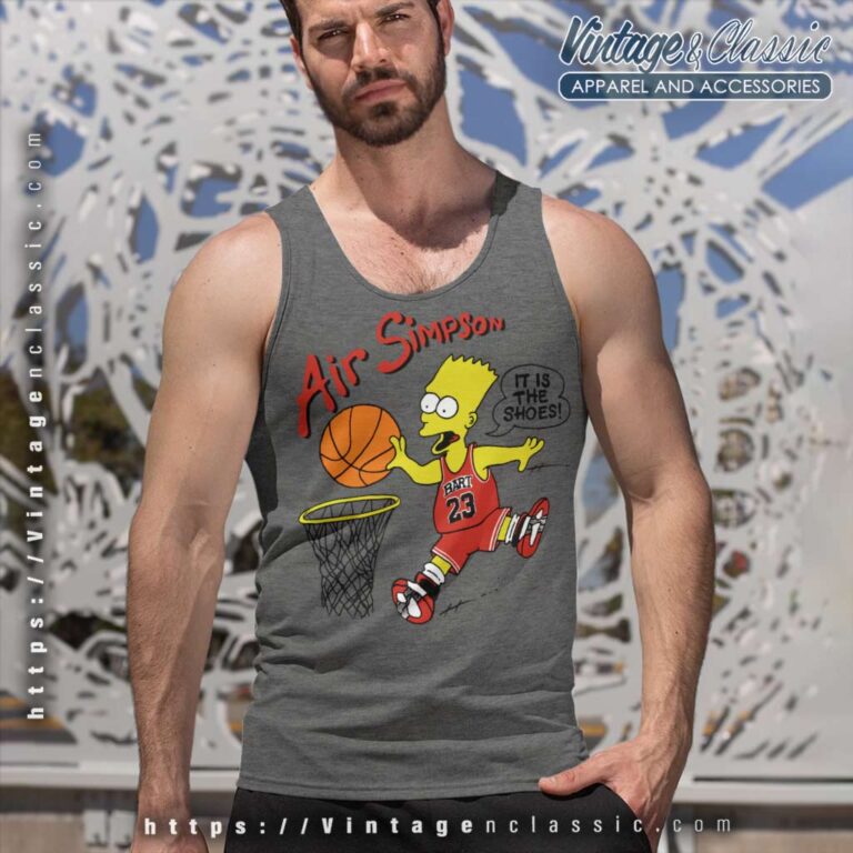 Air Simpson Bart Simpson Tank Top Racerback Air Simpson Bart Simpson Tank Top Racerback