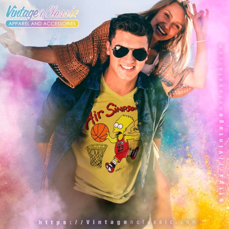 Air Simpson Bart Simpson V Neck TShirt Air Simpson Bart Simpson V Neck TShirt