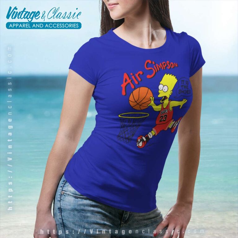 Air Simpson Bart Simpson Women TShirt Air Simpson Bart Simpson Women TShirt