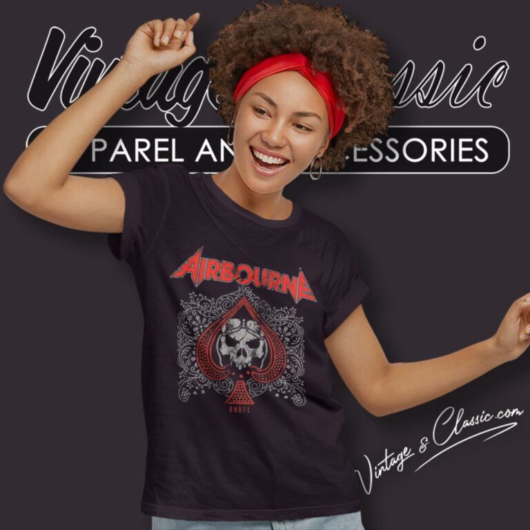 Airbourne Boneshaker Ace Women T Shirt Airbourne Boneshaker Ace Women T Shirt