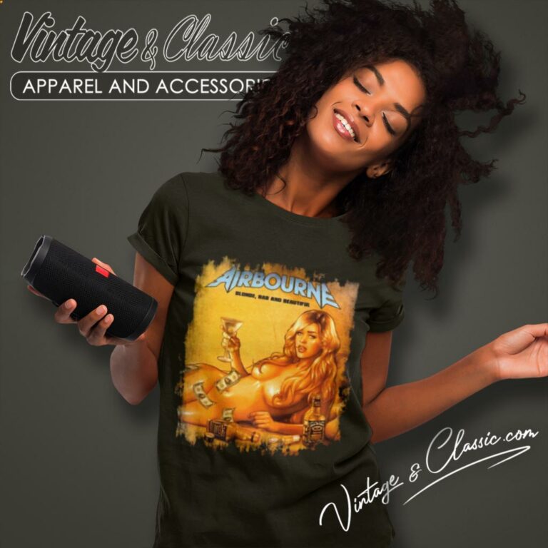 Airbourne Shirt Blonde Bad And Beautiful Women T Shirt Airbourne Shirt Blonde Bad And Beautiful Women T Shirt