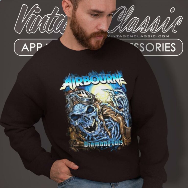 Airbourne Shirt Diamond Cuts Cover Sweatshirt Airbourne Shirt Diamond Cuts Cover Sweatshirt