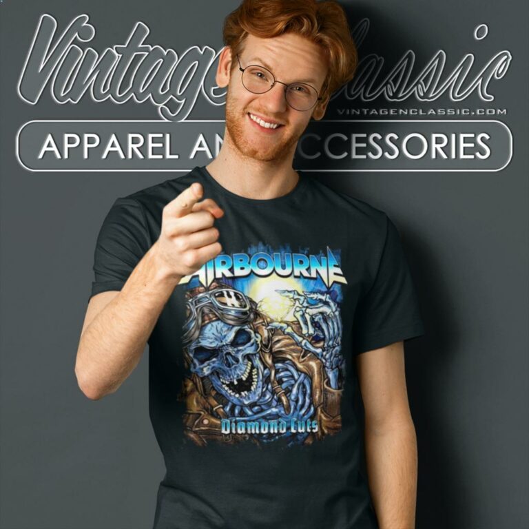 Airbourne Shirt Diamond Cuts Cover T Shirt Airbourne Shirt Diamond Cuts Cover T Shirt