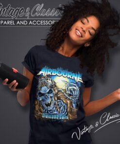 Airbourne Shirt Diamond Cuts Cover 6 Airbourne Shirt Diamond Cuts Cover Women T Shirt
