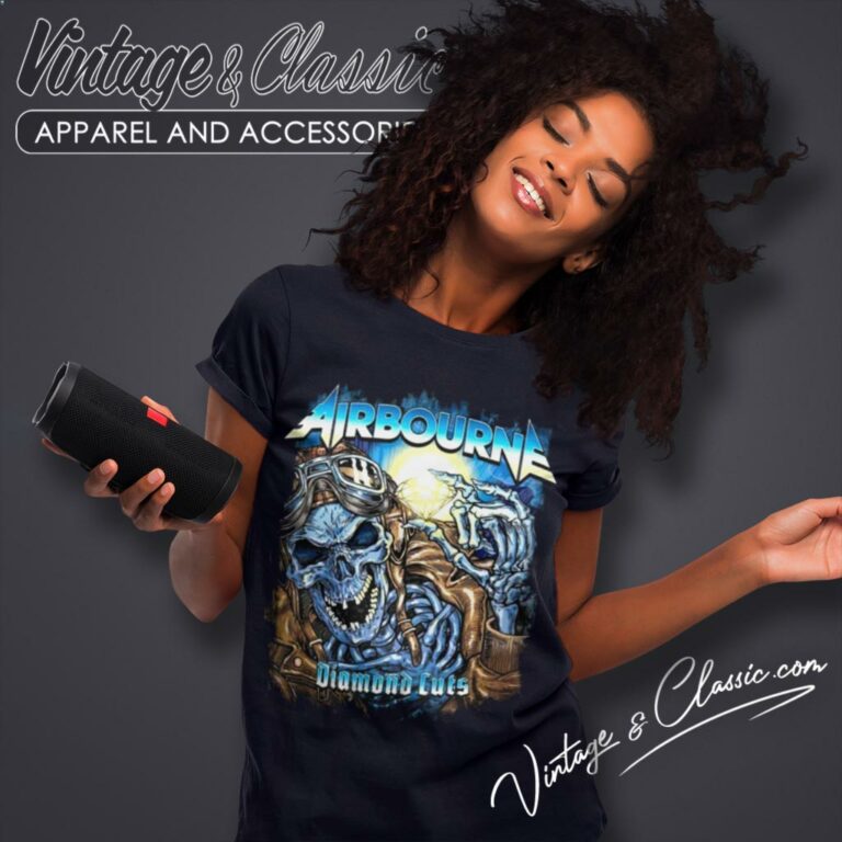Airbourne Shirt Diamond Cuts Cover Women T Shirt Airbourne Shirt Diamond Cuts Cover Women T Shirt