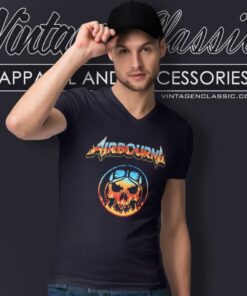 Airbourne Shirt Fire And Ice Tour 22 V Neck TShirt