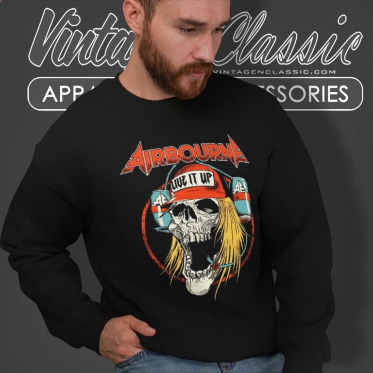 Airbourne Shirt Live It Up Sweatshirt Airbourne Shirt Live It Up Sweatshirt