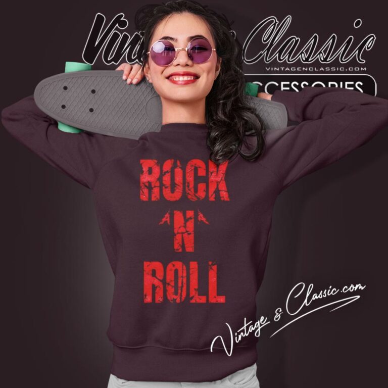 Airbourne Shirt Rock N Roll For Life Sweatshirt Airbourne Shirt Rock N Roll For Life Sweatshirt