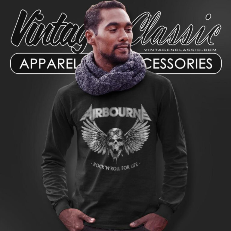 Airbourne Skull Long Sleeve Tee Airbourne Skull Long Sleeve Tee