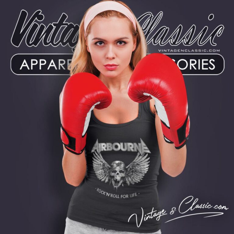 Airbourne Skull Tank Top Racerback Airbourne Skull Tank Top Racerback