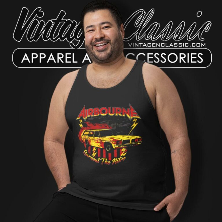 Airbourne Vintage Nitro Tank Top Racerback Airbourne Vintage Nitro Tank Top Racerback