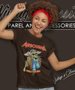 Airbourne World Tour 2022 Shirt 6 Airbourne World Tour 2022 Women T Shirt