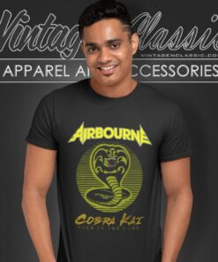 Airbourne X Cobra Kai Shirt 4 Airbourne X Cobra Kai T Shirt