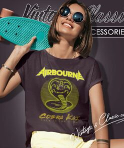 Airbourne X Cobra Kai Shirt 6 Airbourne X Cobra Kai Women T Shirt