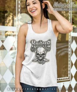 Airbrush Raiders Skull Tank Top Racerback