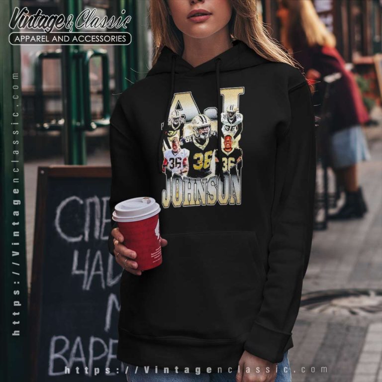 Aj Johnson New Orleans Saints Hoodie Aj Johnson New Orleans Saints Hoodie