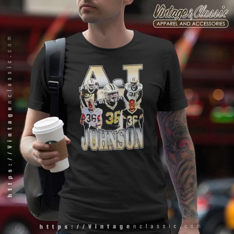 Aj Johnson New Orleans Saints T Shirt Aj Johnson New Orleans Saints T Shirt
