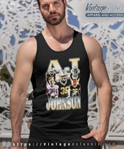 Aj Johnson New Orleans Saints Tank Top Racerback