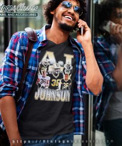 Aj Johnson New Orleans Saints V Neck TShirt