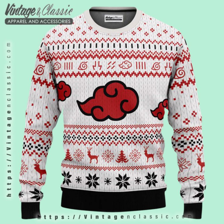 Akatsuki Naruto Ugly Christmas Sweater Ugly Christmas Sweater Akatsuki Naruto Ugly Christmas Sweater Ugly Christmas Sweater