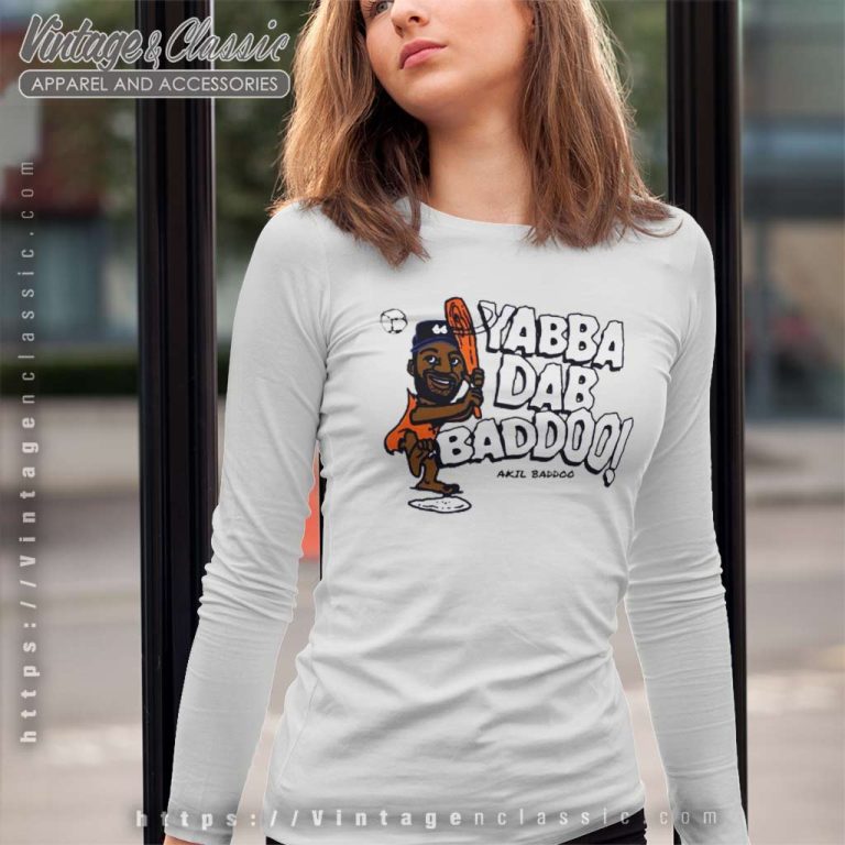 Akil Baddoo Yabba Dab Baddoo Long Sleeve Tee Akil Baddoo Yabba Dab Baddoo Long Sleeve Tee