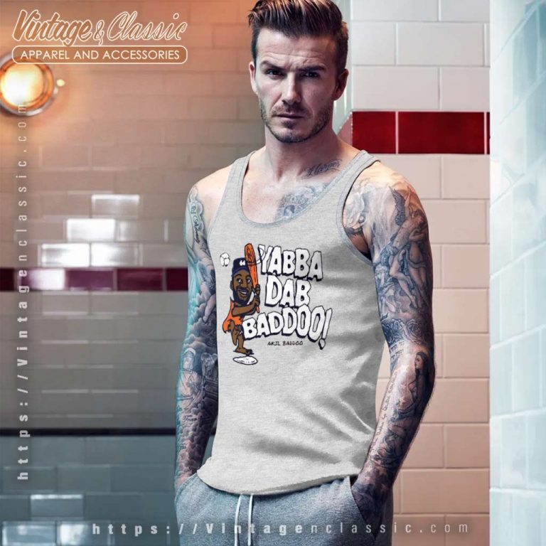 Akil Baddoo Yabba Dab Baddoo Tank Top Racerback Akil Baddoo Yabba Dab Baddoo Tank Top Racerback