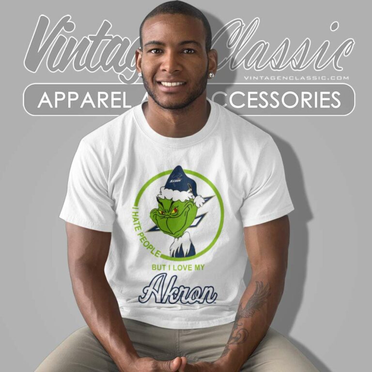 Akron Zips Ncaa Christmas Grinch Shirt I Hate People But I Love My Akron T Shirt Akron Zips Ncaa Christmas Grinch Shirt I Hate People But I Love My Akron T Shirt