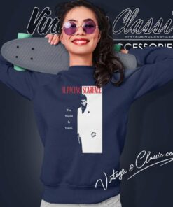 Al Pacino Scarface The World Is Yours Popfunk Classic Sweatshirt