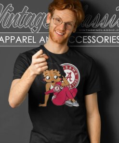 Alabama Crimson Tide Betty Boop T Shirt