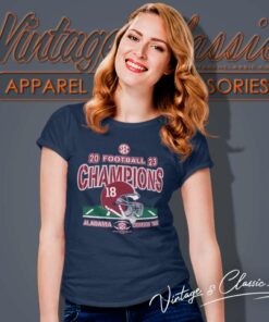 Alabama Crimson Tide Champions Sec Football Conference Women TShirt